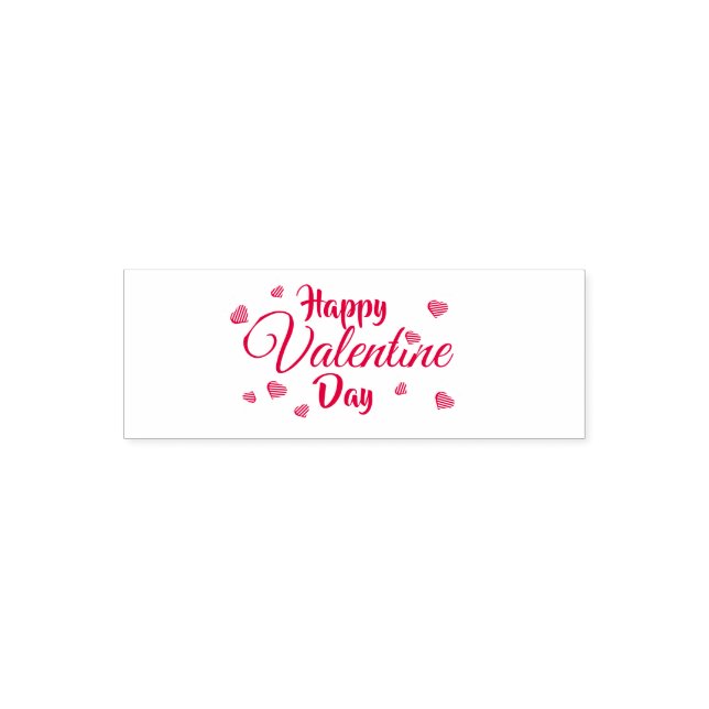 Happy Valentine Day Self-inking Stamp (Design)