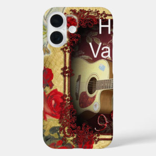 Happy Valentine day Tunes in my heart iPhone 16 Case