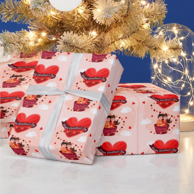 Happy Valentine Day  Wrapping Paper (Holidays)