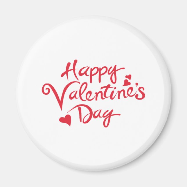 Happy valentine magnet (Front)
