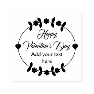 Happy Valentine Personalised Self-inking Stamp