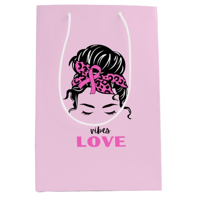 Happy valentine`s day 2023 With Vibes Love     Medium Gift Bag (Front)