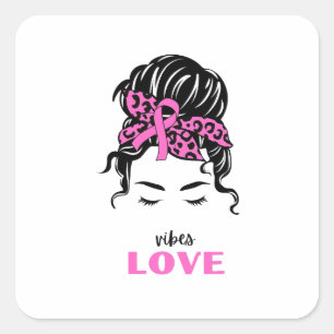 Happy valentine`s day 2024 With Vibes Love Square Sticker
