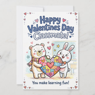 Happy Valentine’s Day Classmate Card