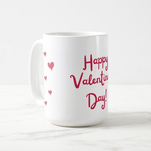 Happy Valentine s Day Coffee Mug (Front Left)
