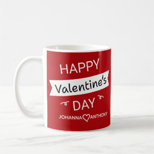 Happy Valentine’s Day – Cute Valentine Love Custom Coffee Mug