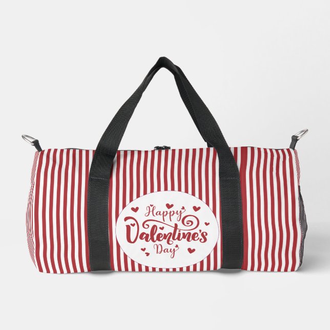 Happy Valentine’s Day Duffle Bag (Front)