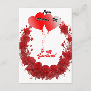 Happy Valentine’s Day Enclosure Card