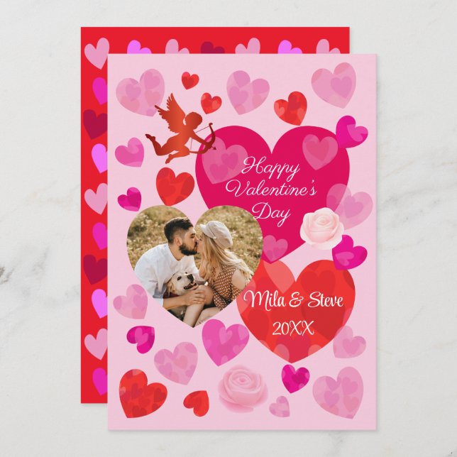 Happy Valentine’s Day Holiday Card (Front/Back)