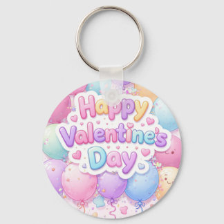 Happy Valentine’s Day Keychain | Romantic Love Key