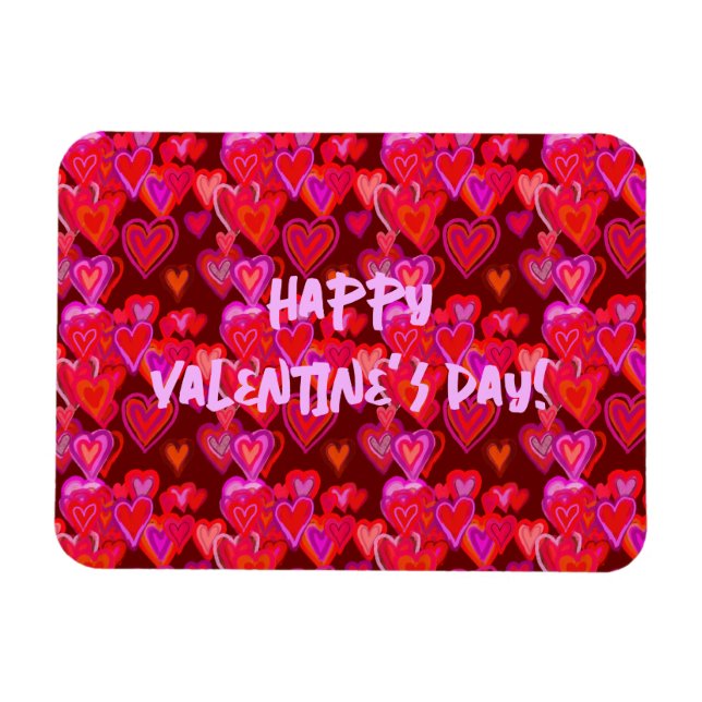 Happy Valentine’s Day! M Magnet (Horizontal)