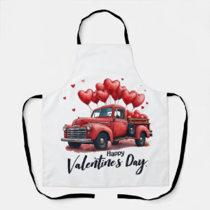 Happy Valentine’s Day Matching Couples Outfit  Apron