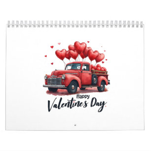 Happy Valentine’s Day Matching Couples Outfit  Calendar