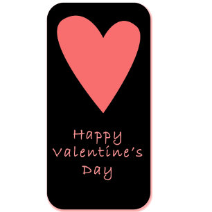 Happy Valentine’s Day Mug Pink Heart Design