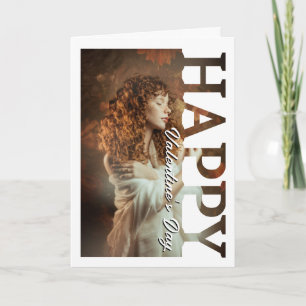 Happy Valentine’s Day Photo Card   Romantic Custom