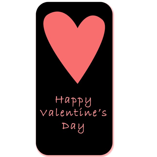 Happy Valentine’s Day Postcard | Pink Heart (Creator Uploaded)