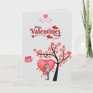Happy Valentine’s Day – Romantic Couple  Card