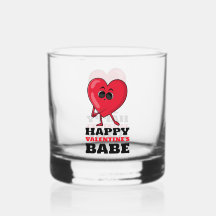 Happy Valentine's Babe Drinkware Set