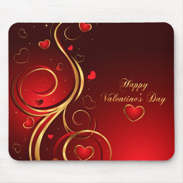 Happy Valentine's Day1 Mousepad (Front)