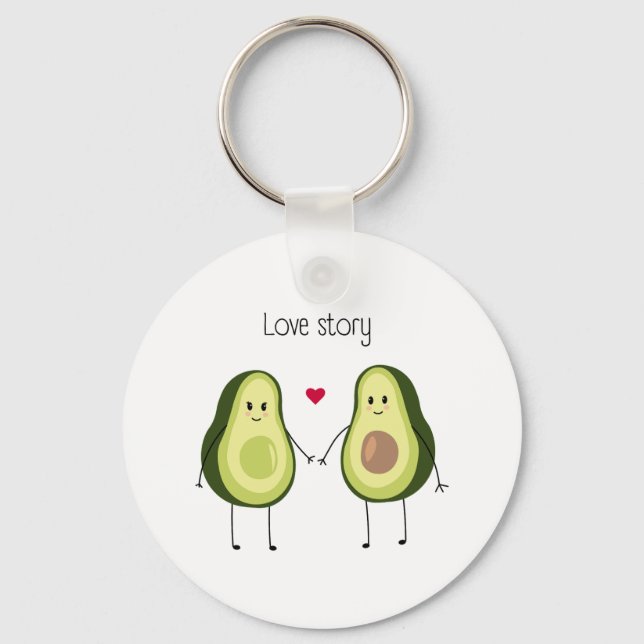 Happy Valentine's Day 2023 Funny Image Cute      Key Ring (Front)