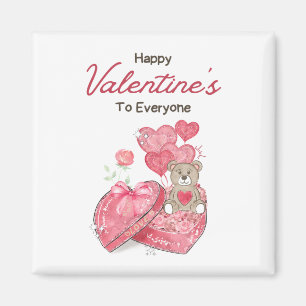 Happy Valentine's Day 2023 -Love Images Trendy    Magnet