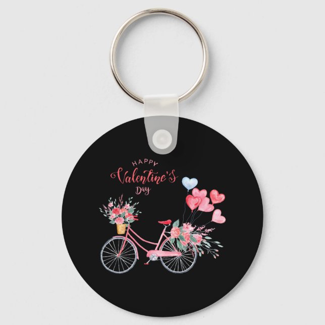 Happy Valentine's Day 2023 Sweethearts Images      Key Ring (Front)