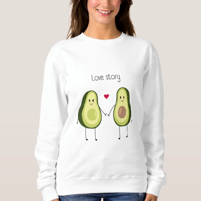 Happy Valentine's Day 2024 Funny Image Cute  Sweatshirt (Front)