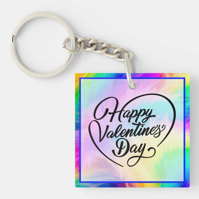 Happy Valentine's Day-23823 Key Ring (Front)