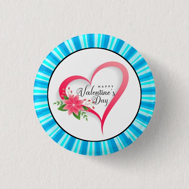Happy Valentine's Day-53816 3 Cm Round Badge (Front)