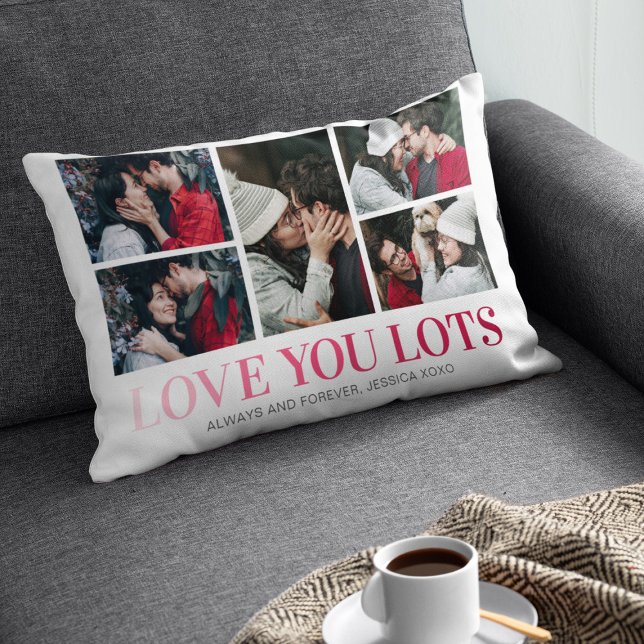 Happy Valentines Day 5 Photo Decorative Cushion (Creator Uploaded)