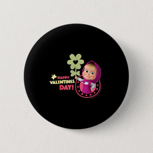 Happy Valentines Day!  6 Cm Round Badge