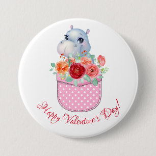 Happy Valentine's Day! 7.5 Cm Round Badge