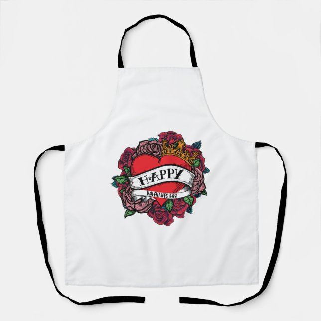 Happy Valentines day Apron (Front)