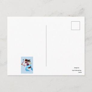 Happy Valentine's Day Basset Doggie Card