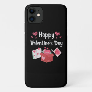 Happy Valentines Day Be Mine Cute Hearts Case-Mate iPhone Case