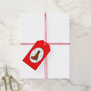 Happy Valentine's Day Be Mine Irish Setter (red 1) Gift Tags