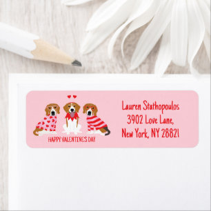 Happy Valentines Day Beagle Dogs