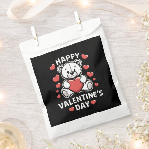 Happy Valentine's Day Bear vday Favour Bags