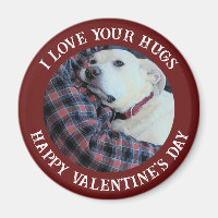 Happy Valentine's Day Best Daddy Cute Dog Photo