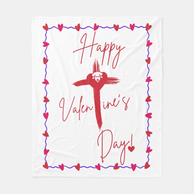 Happy Valentine's Day Blanket (Front)