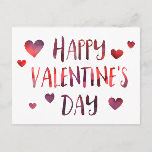 happy valentine's day bokeh holiday postcard