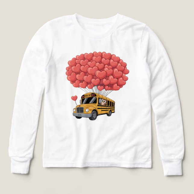 Happy Valentine's Day Bus with Owl (Design Front)