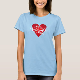 Happy Valentine's Day Calligraphy   T-Shirt