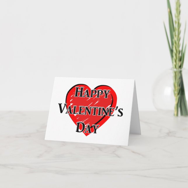Happy Valentine's Day Card (Front)