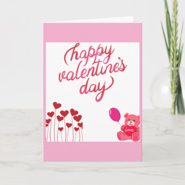 Happy Valentines day card (Front)