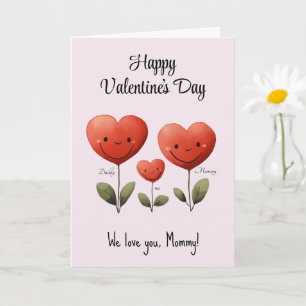 Happy Valentine''s Day, Card from Dad & Baby, 