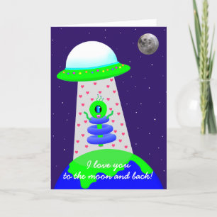 Happy Valentine's day card with alien by Jo Images