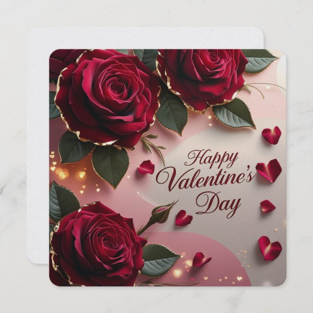 Happy valentine's day cards (Front/Back)