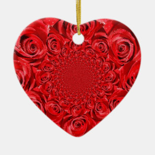 HAPPY VALENTINE'S DAY CERAMIC TREE DECORATION