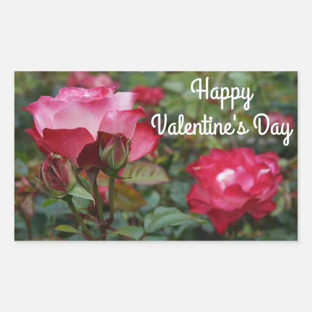 Happy Valentine's Day Cherry Parfait #1 Stickers (Front)